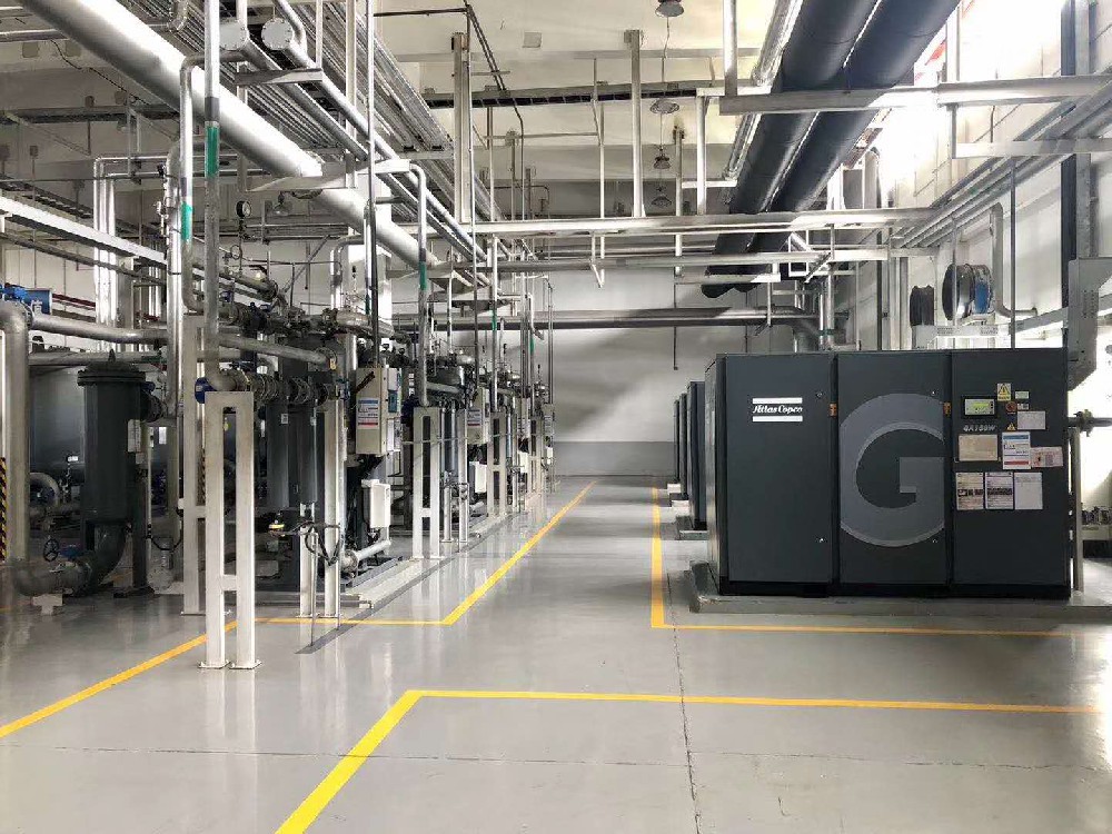 工厂空压机管道安装