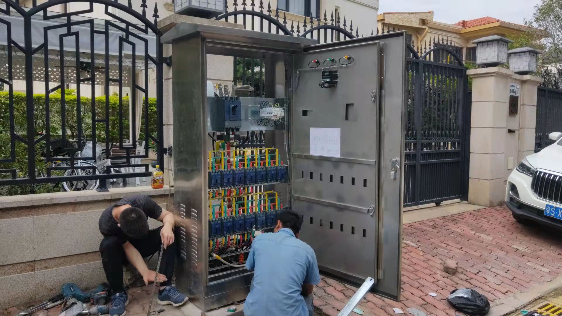 深圳沙河高尔夫别墅区配电工程